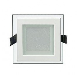 Светодиодная панель LT-S96x96WH 6W (Квадрат стекло)