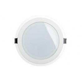 Светодиодная панель LT-R200WH 16W (Круг стекло)